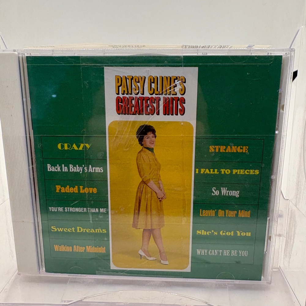 Patsy Cline Greatest Hits CD 12‎ Tracks MCA Decca  Crazy Walking After Midnight